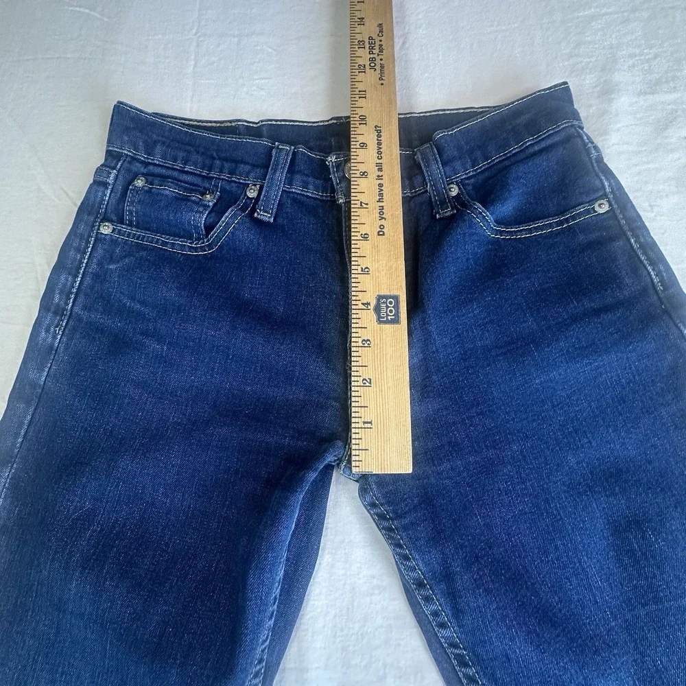 Levi's 511 Jeans Men's 30x30 Blue Dark Wash Regular Fit Straight‎ Leg Modern EUC